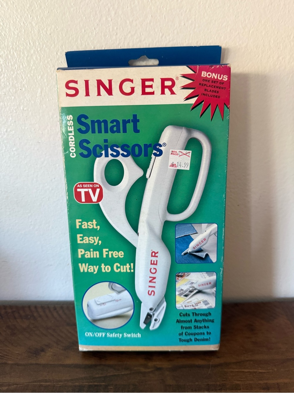 Vintage Singer Cordless Smart Scissors Fabric Cutter